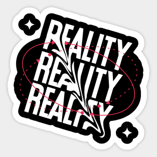 Simple Reality Typography Sticker